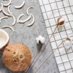 Free Coconut Flatlay photo and picture