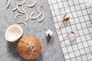 Free Coconut Flatlay photo and picture
