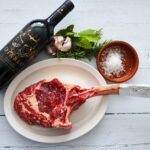 Free Steak Wine photo and picture