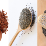 comparing chia flax basil seeds